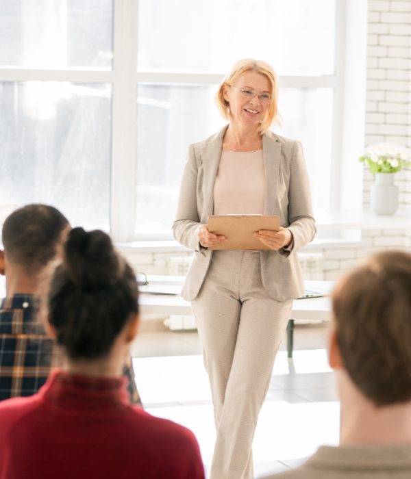 woman teaching